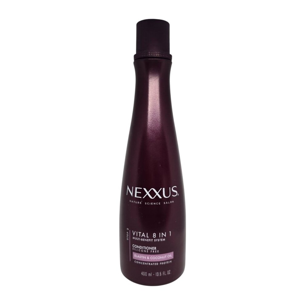 Nexxus Vital 8 In 1 Conditioner 4 Pack 400mL Bottles Silicone Free Elastin & Coc